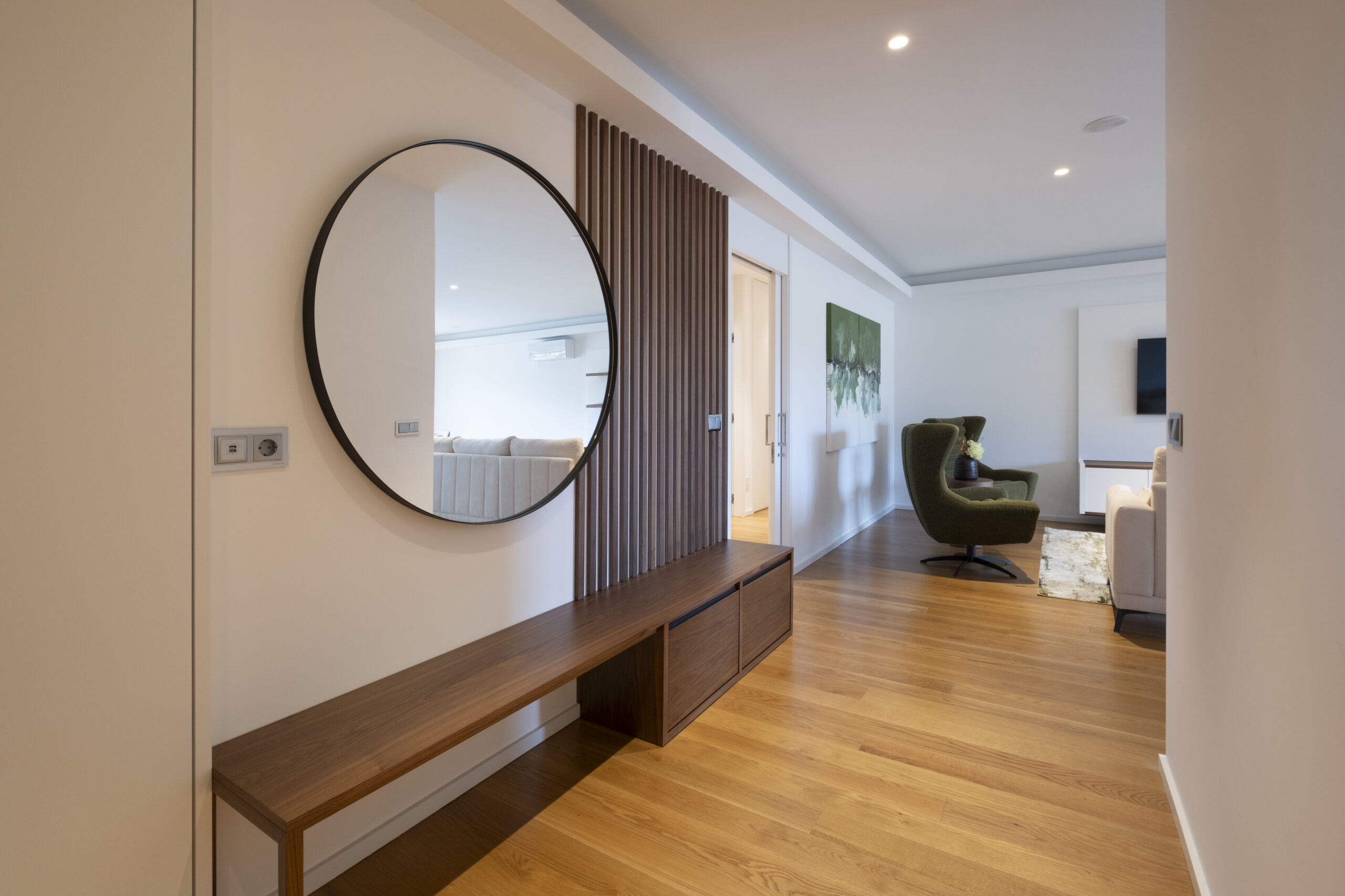 Séc. XXI BZ interior design project — living room